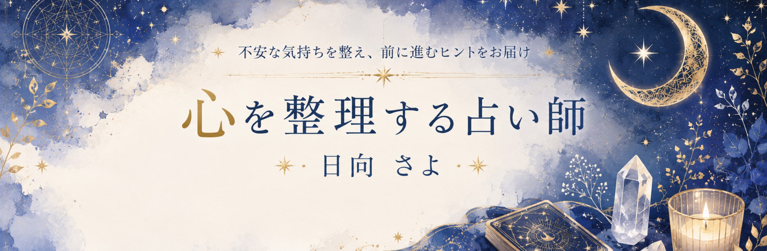 日向さよ|心を整理する占い師のカバー画像