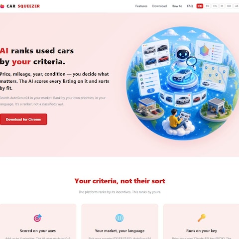 CAR SQUEEZER INTL｜欧州中古車AI採点拡張
