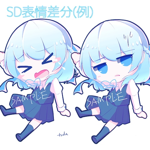 SDキャラ表情差分