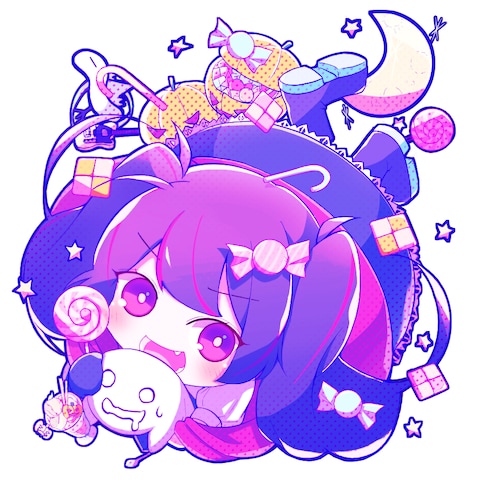 アクリルキーホルダー用イラスト
