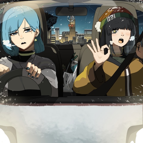 イラストコンテスト　真夜中