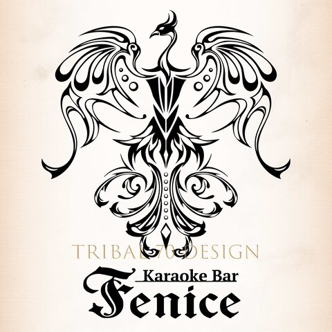 【Karaoke Bar Fenice様】トライバル・ロゴ