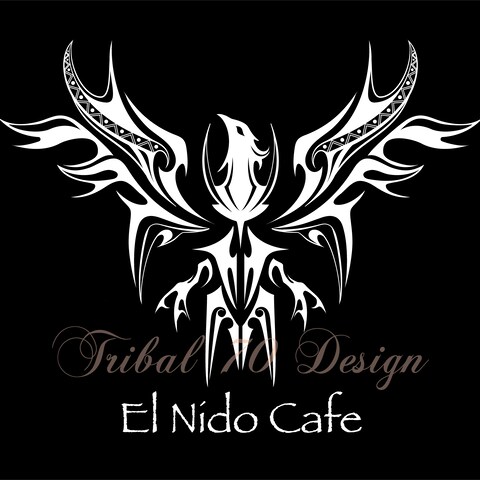 【El Nido Cafe様】トライバル・ロゴデザイン