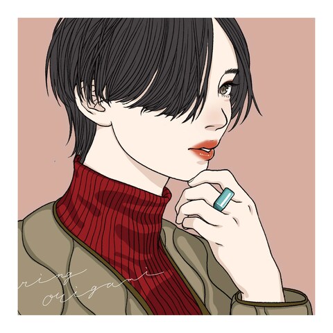 アクセサリー宣伝イラスト