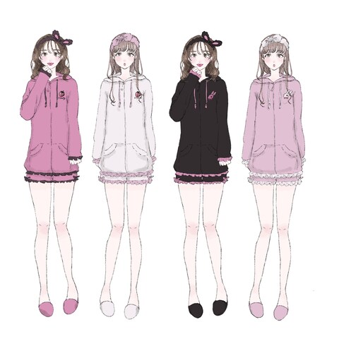 女の子　イラスト