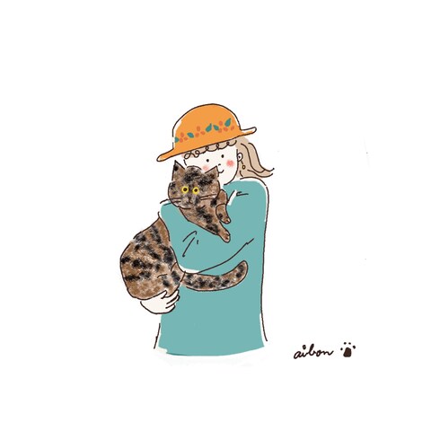 さび猫ちゃんと