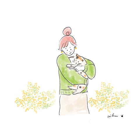 私とねこ
