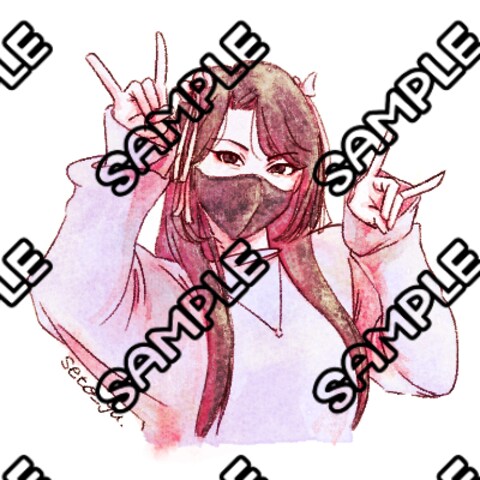 似顔絵アイコンサンプル