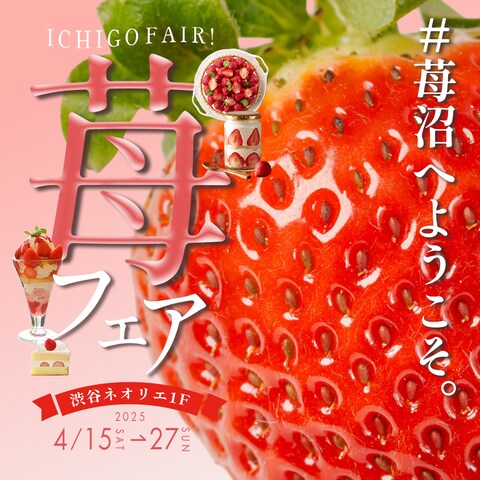 【架空案件】苺スイーツフェアInstagramバナー