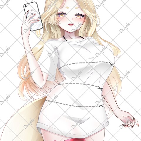 狐々金 蘭夢様 SNS用イラスト