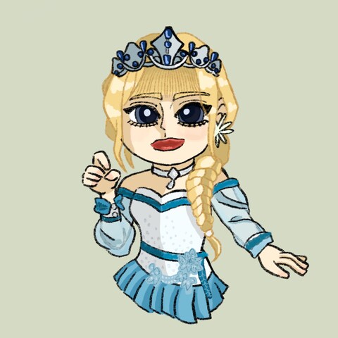 デフォルメイラスト作成