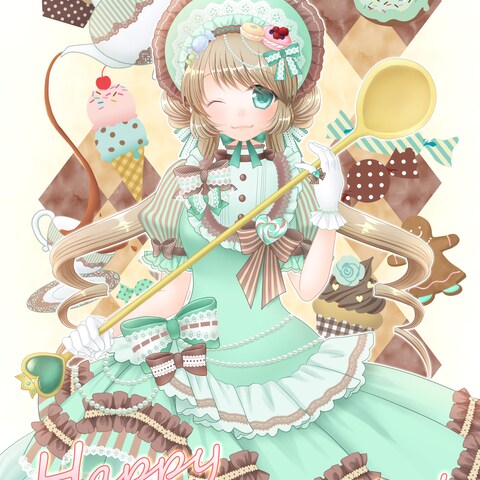 イラスト・ブラシ塗り
