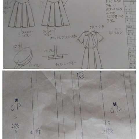 御希望コスチュームサイズオーダー作成