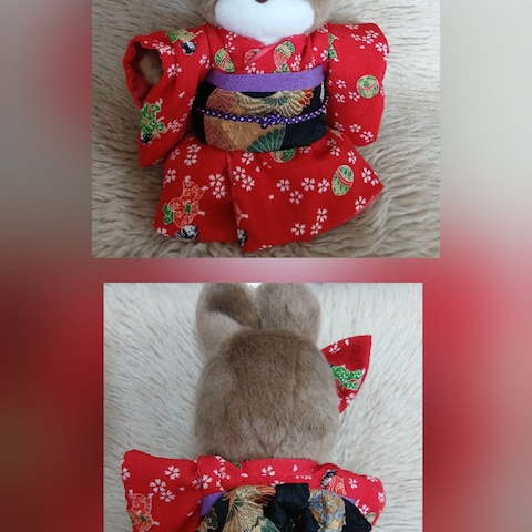 御希望ぬいぐるみの着物セット