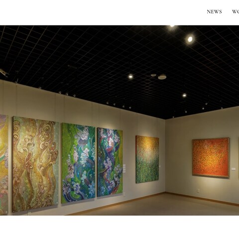 日本人画家 YOKO YAMANAKAさんホームページ制作