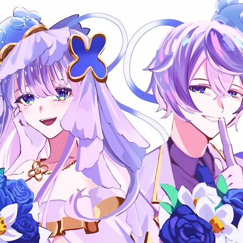 「テァプリヒ・モーント」様のジューンブライドイラスト
