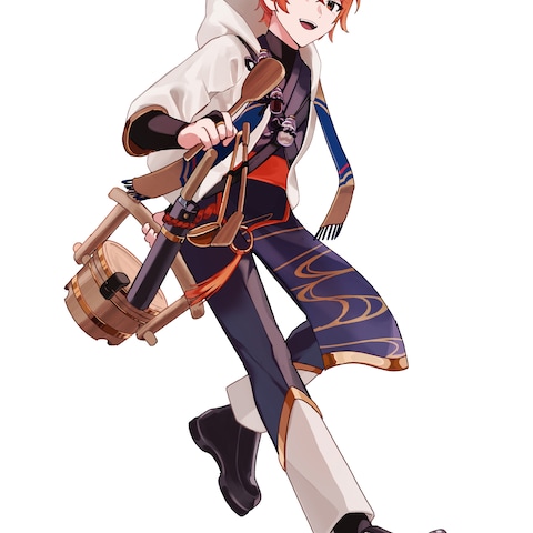オリジナルキャラクター｢八十八 うる｣　立ち絵