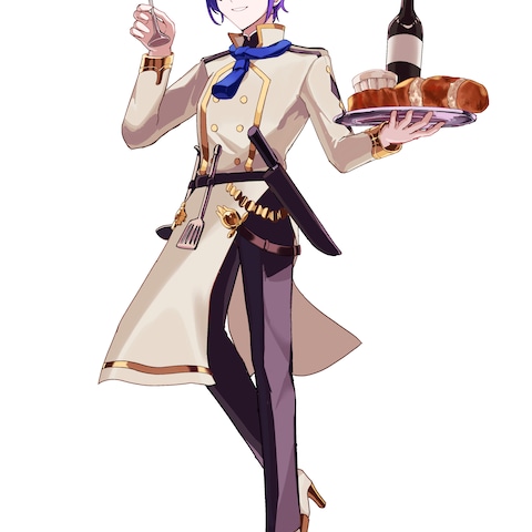 オリジナルキャラクター｢フラッテ・グルテン｣　立ち絵
