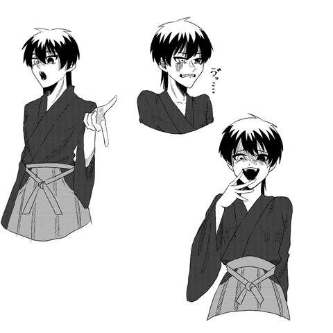 袴を着る女の子