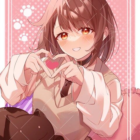 女性キャラクター（依頼絵）