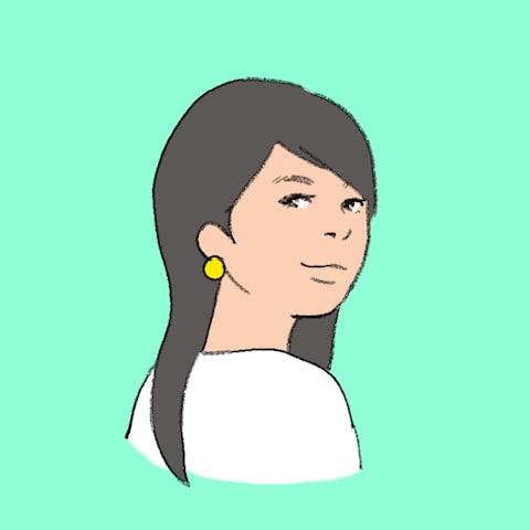 写真から作成する似顔絵