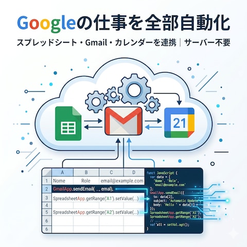 サーバー不要・低コストで自動化|GAS業務効率化システム開発
