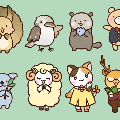 動物イラスト　サンプル