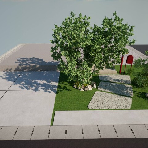 外構パース1
