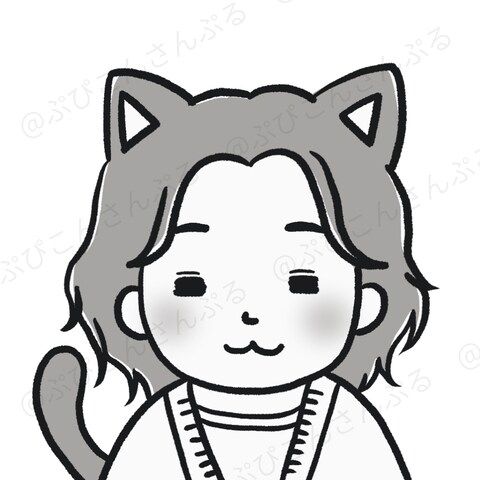 白黒ゆるアイコン制作