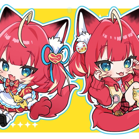 赤見かるび デフォルメイラスト