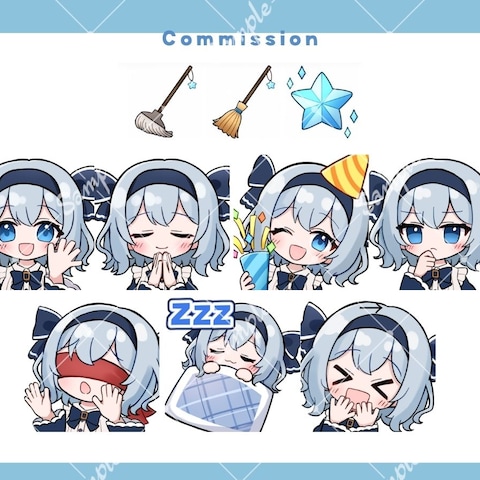 配信用スタンプとバッジ
