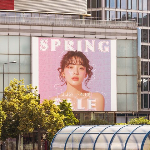 ファッションビルのスプリングセール広告