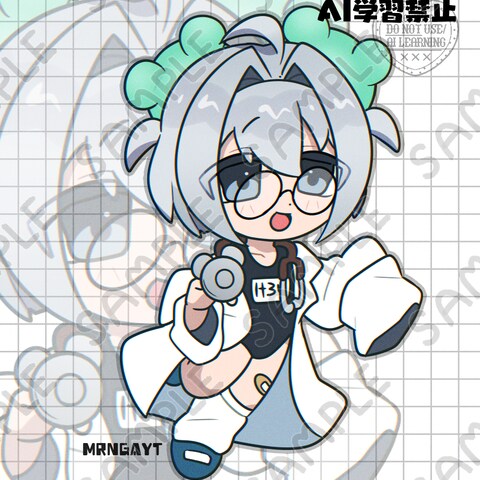Vtuber向けミニキャラ立ち絵(SDキャラ)