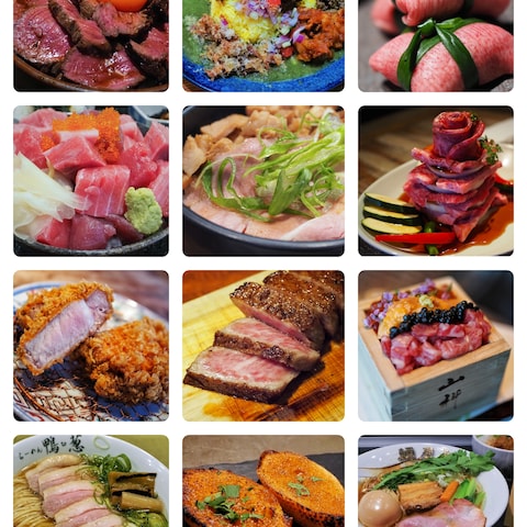 食べ物の撮影