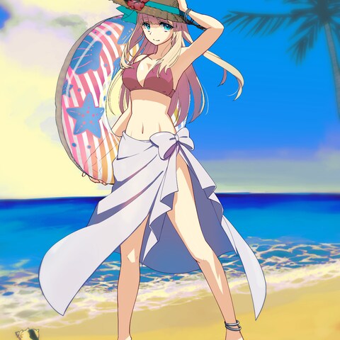 オリジナルキャラクターイラスト（夏）