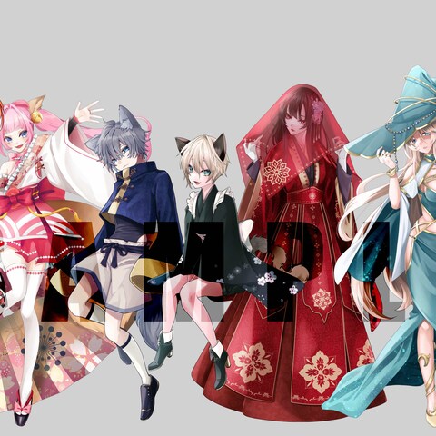 女性・少年キャラ立ち絵