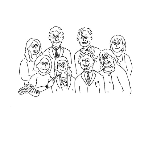 顔合わせしおりの家族イラスト！