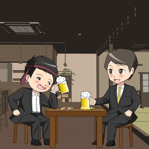 LIVE配信用パーツ分けイラスト