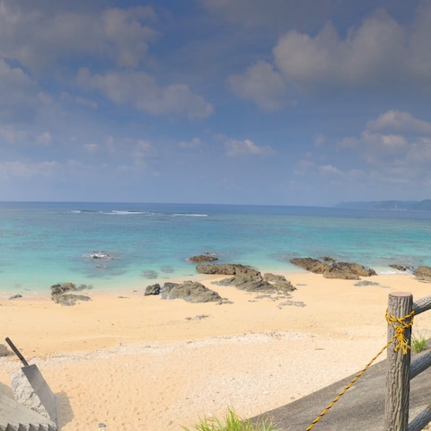 奄美大島の海岸(iPhoneで撮影)