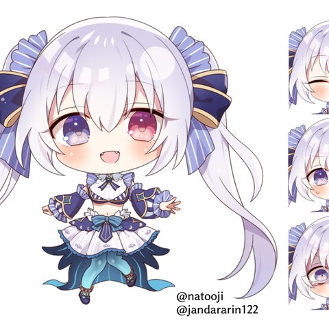 月波ナト様 立ち絵