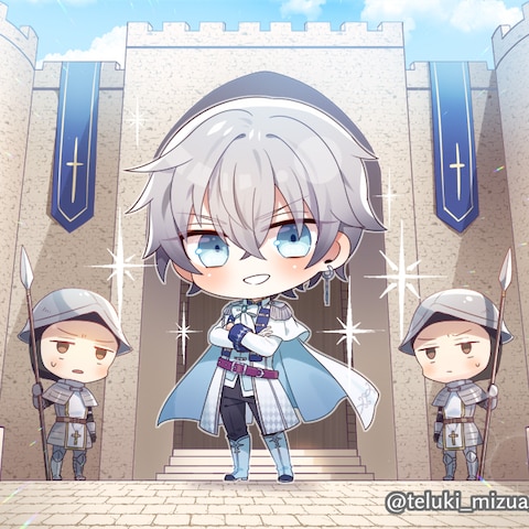 輝騎 水亜 様　ちびキャライラスト