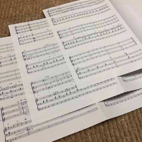 4パートへのアンサンブル編曲