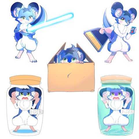 星川輝さま サムネイル＆グッズ用イラスト