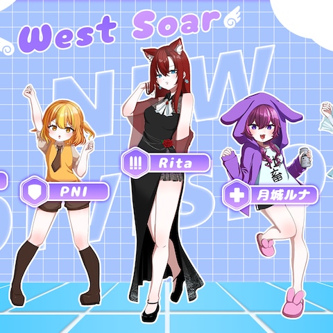 女子Esportsチームのキービジュアル作成