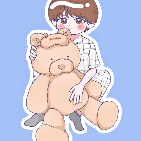 各種SNS用のアイコン、似顔絵イラスト制作