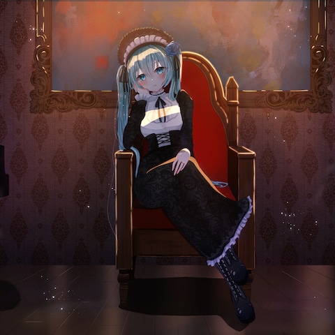 初音ミク オリジナルMV用のイラスト