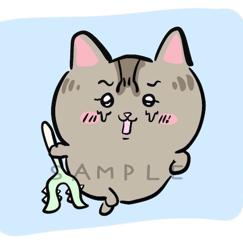 猫の似顔絵