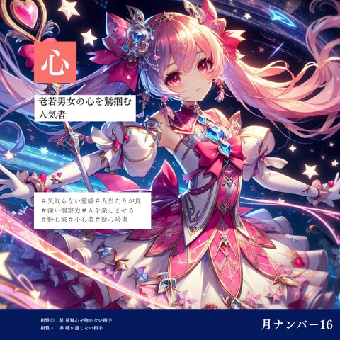 月ナンバー16
