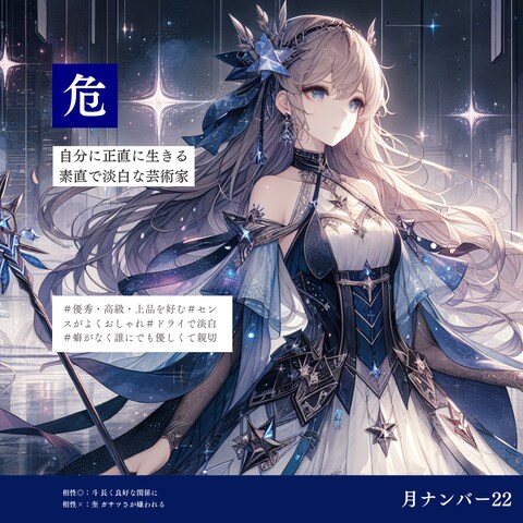 月ナンバー22