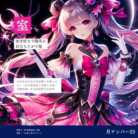 月ナンバー23